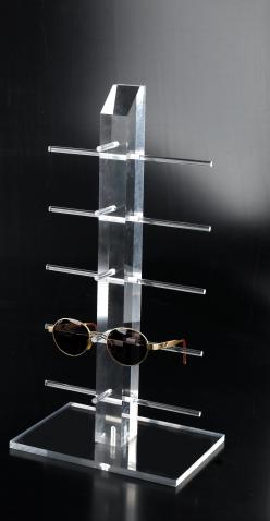 1 pezzo Portaoggetti per occhiali trasparenti, espositore