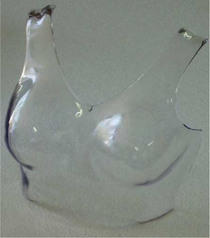 Plastic bra display form MA/33