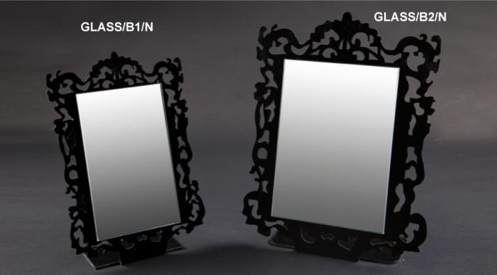 Countertop and wall mounted mirrors