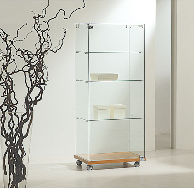 Tempered glass showcases