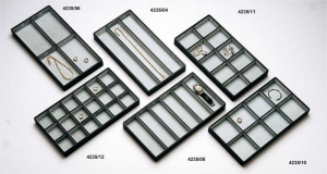 Stackable jewellery display tray