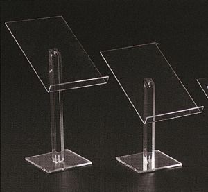 Clear plexiglass display
