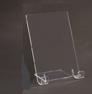 Clear plexiglass display