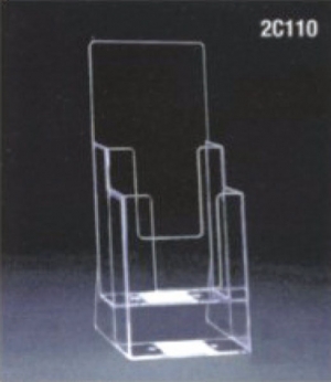 1/3rd a4 two-tier leaflet dispenser