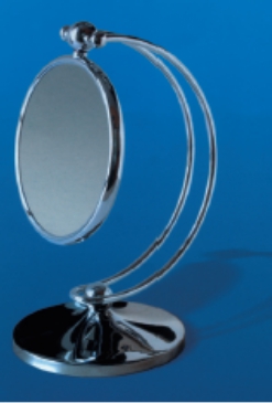 Round bench mirror - chromed Round bench mirror - chromed
