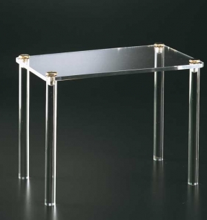 Plexiglass display table - thickness 8mm