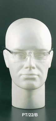 Matt plastic display head