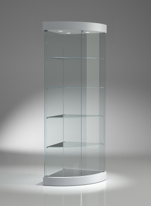 Vetrina in cristallo h 190 cm