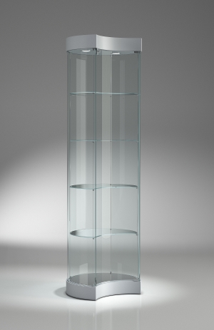 Tempered glass showcase